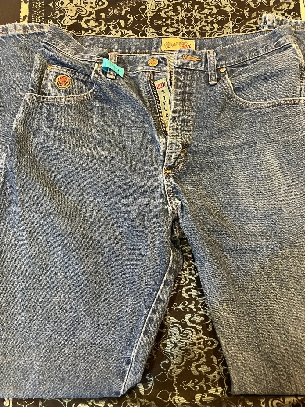 Wrangler 20X Relaxed Fit Men’s Light Blue Jeans